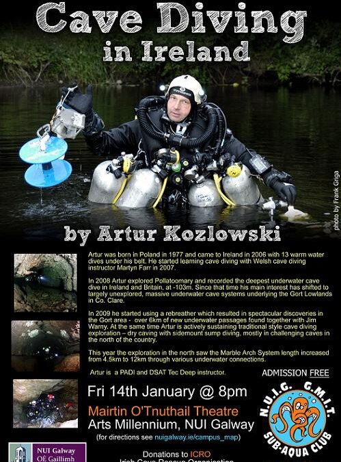 Cave Diving in Ireland – 14th Jan 2011