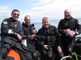 Daunt Sac divers